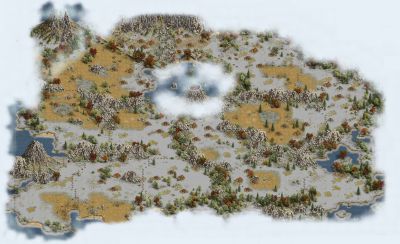 Geteilte Stadt im Herbst 3.600px × 2.200